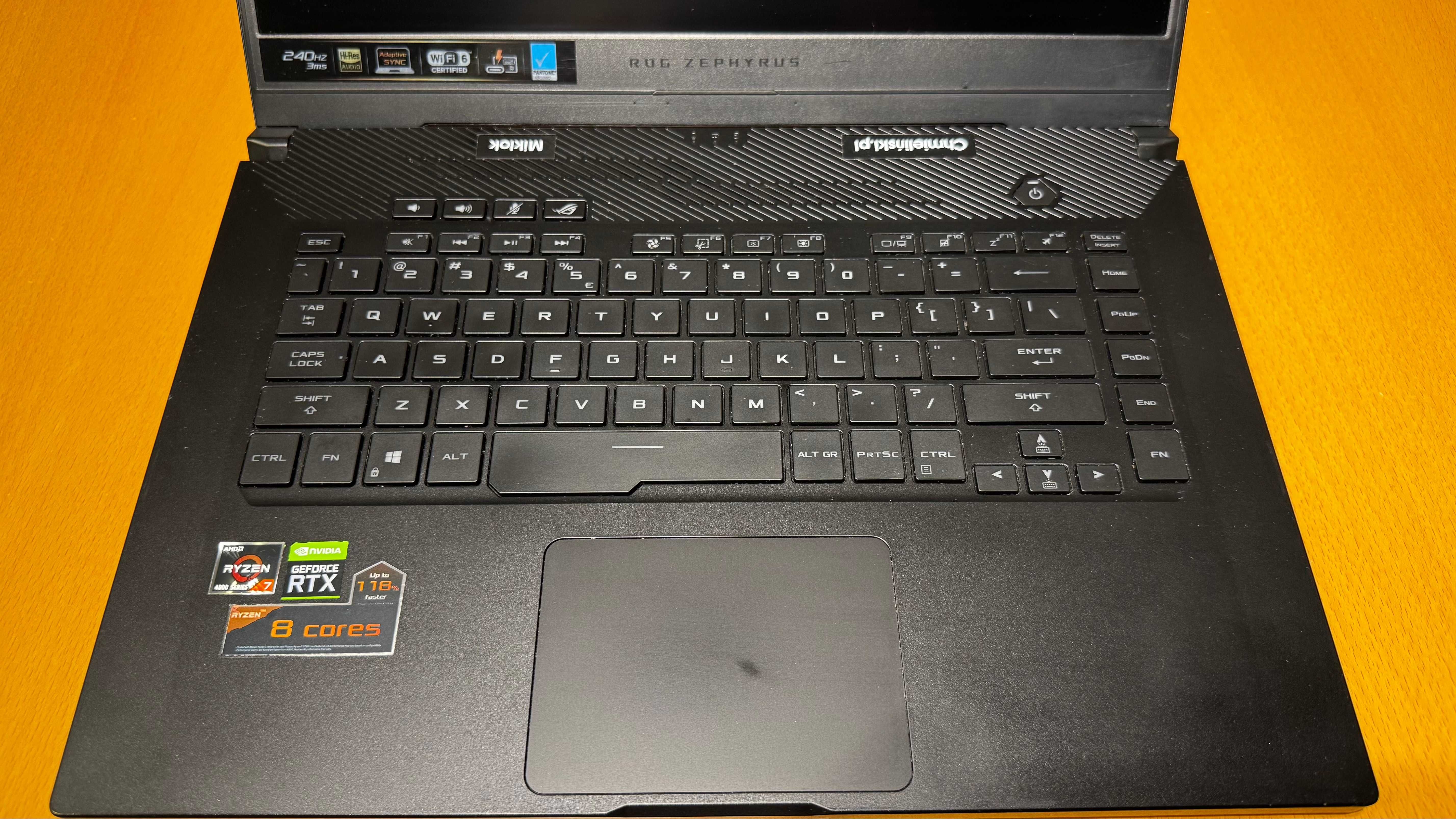 Laptop Gamingowy ASUS ROG Zephyrus G15 R7 RTX Stan Idealny