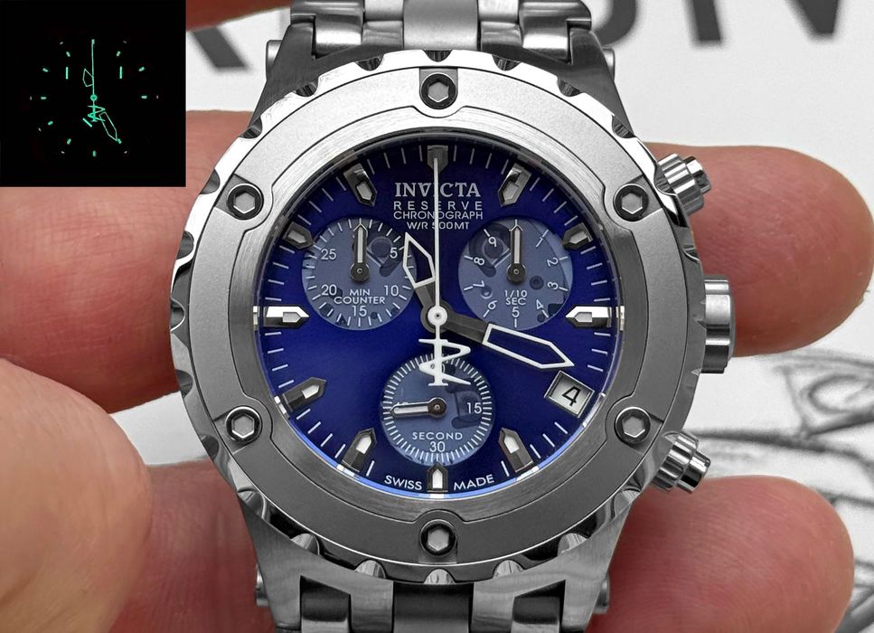 Invicta 6424 Reserve Subaqua SWISS MADE ETA G10.211 44 mm. 500 MT.