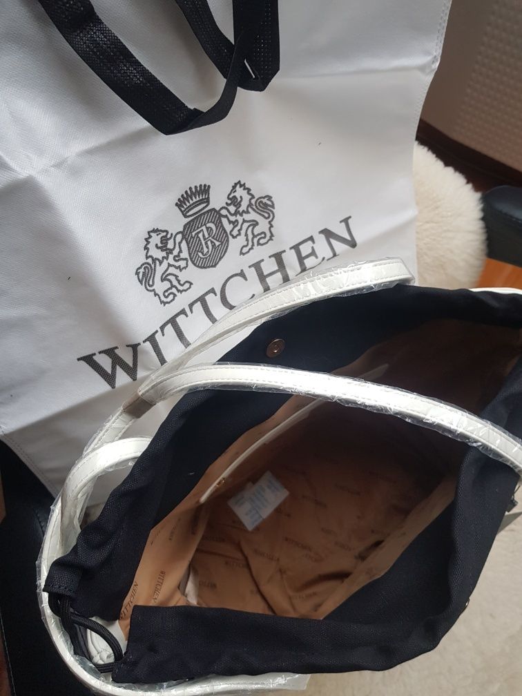 Kosz koszyk Torebka shopperka NOWA Wittchen złamana biel duża mieści A