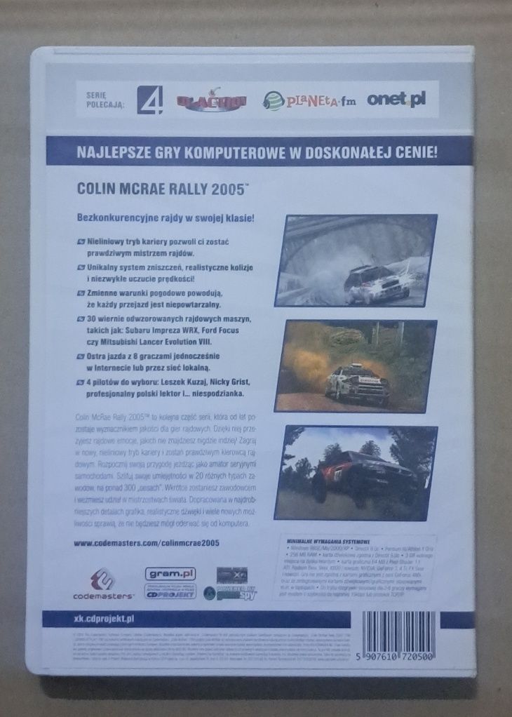 Colin Mcrae Rally 2005 PC Polska wersja językowa