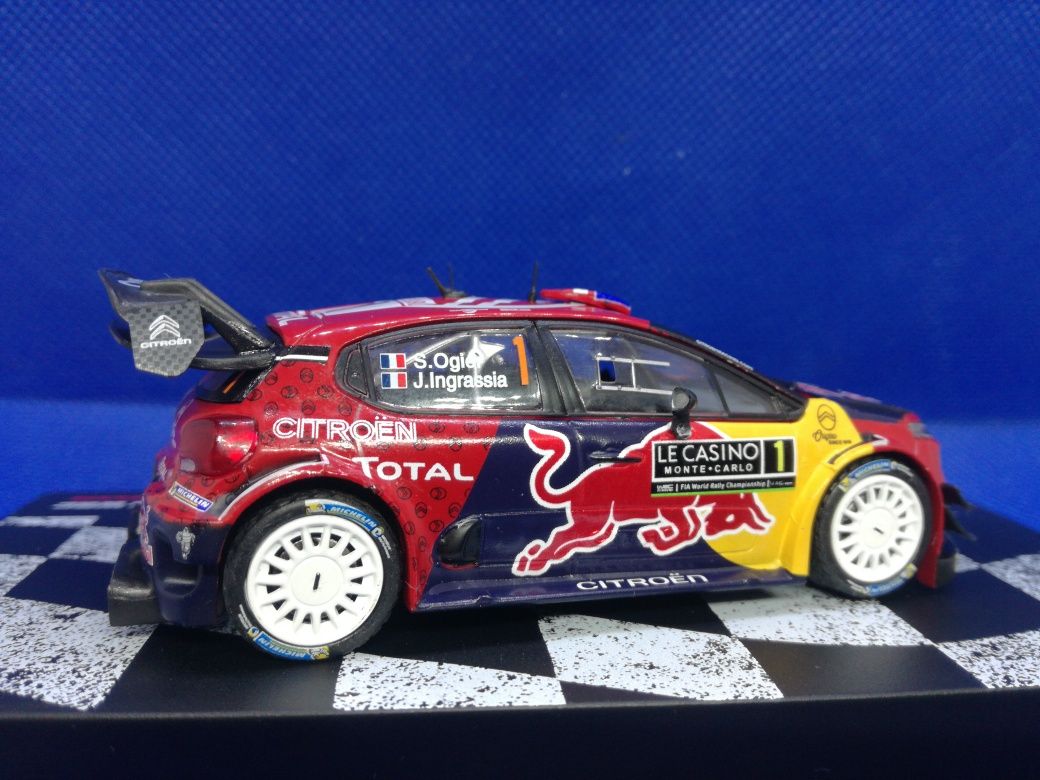 N. 144 Miniatura 1/43 Citroen C3 WRC S. Ogier 2019