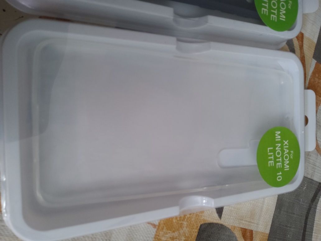 Nowe etui Xiaomi Mi Note 10 lite czarne/przezroczyste