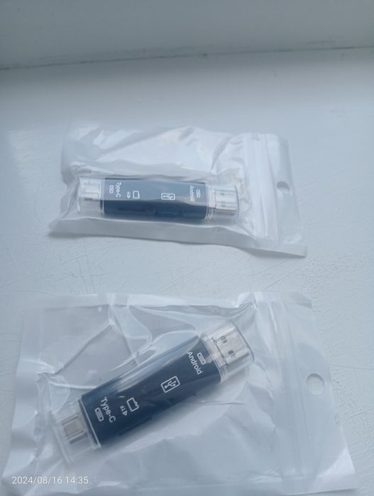 Кардридер 5 в 1.Для компьютера и телефона.