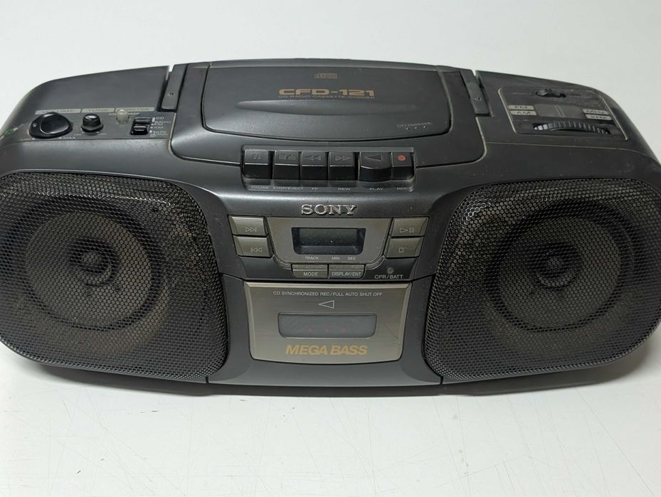 Sony CFD-121 CD Radio Gravador com Cassetes
