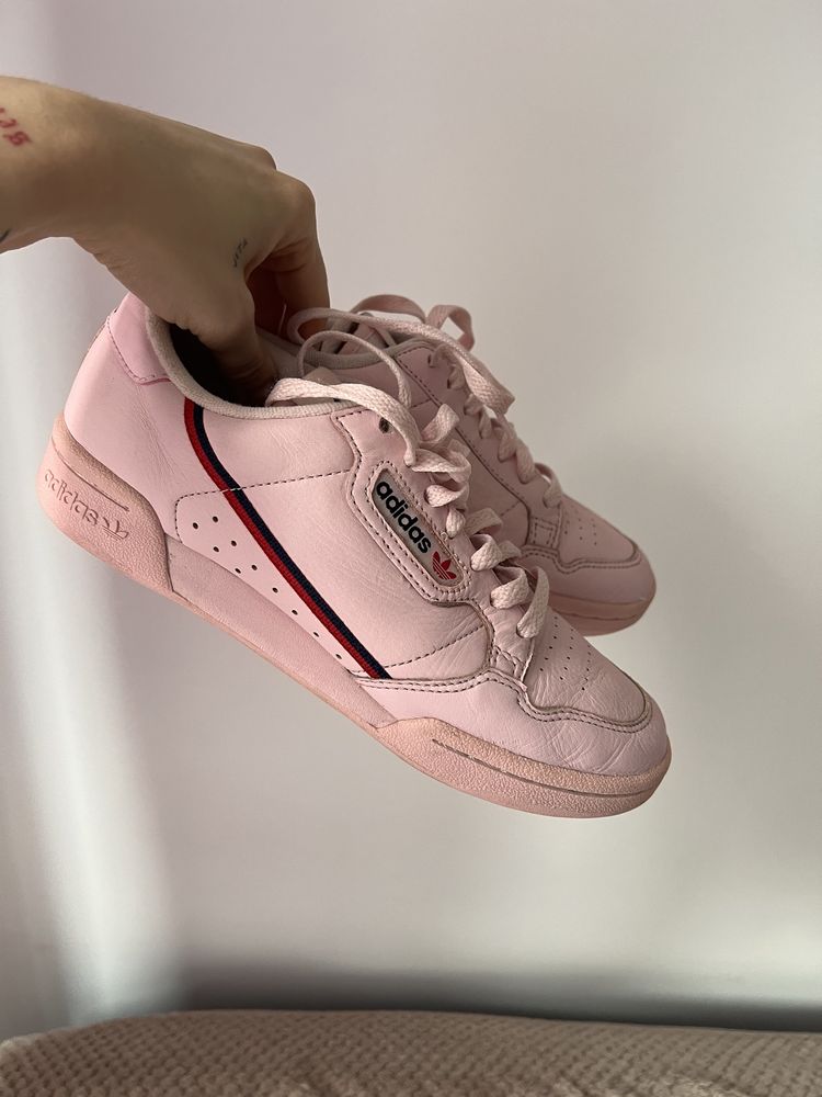 Adidas Continental 80 różowe 38