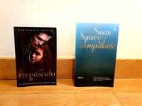 Livros "Crepúsculo" e "El Acompanante"