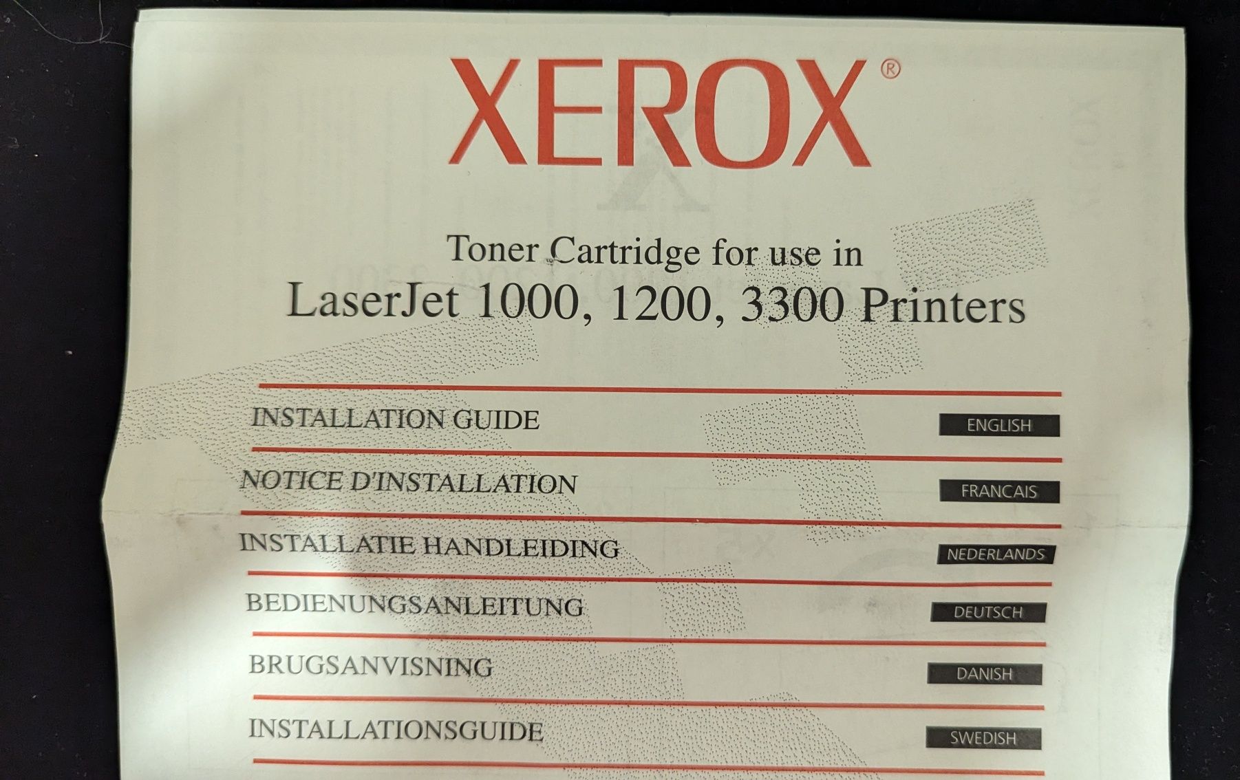 Тонер картридж XEROX