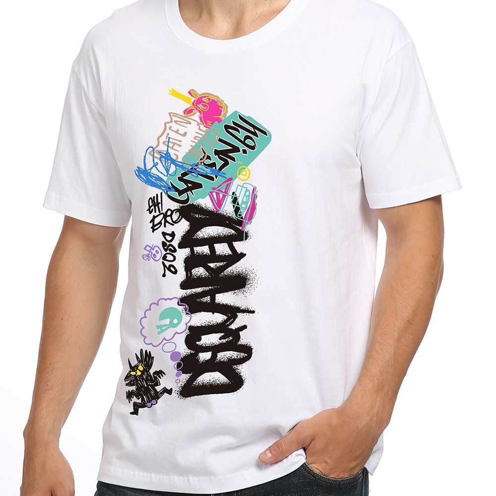 DSQUARED2 T-SHIRT - XL - Koszulka męska biała