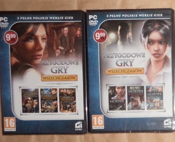 retro gry przygodowec PC 4 sztuk, Nostradamus, TopWare, CI games,