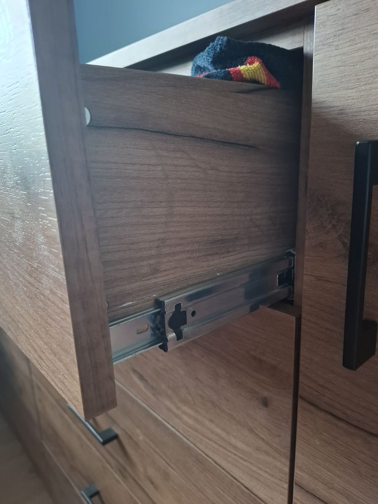 Szafka Komoda dąb craft tabacco duża pojemna