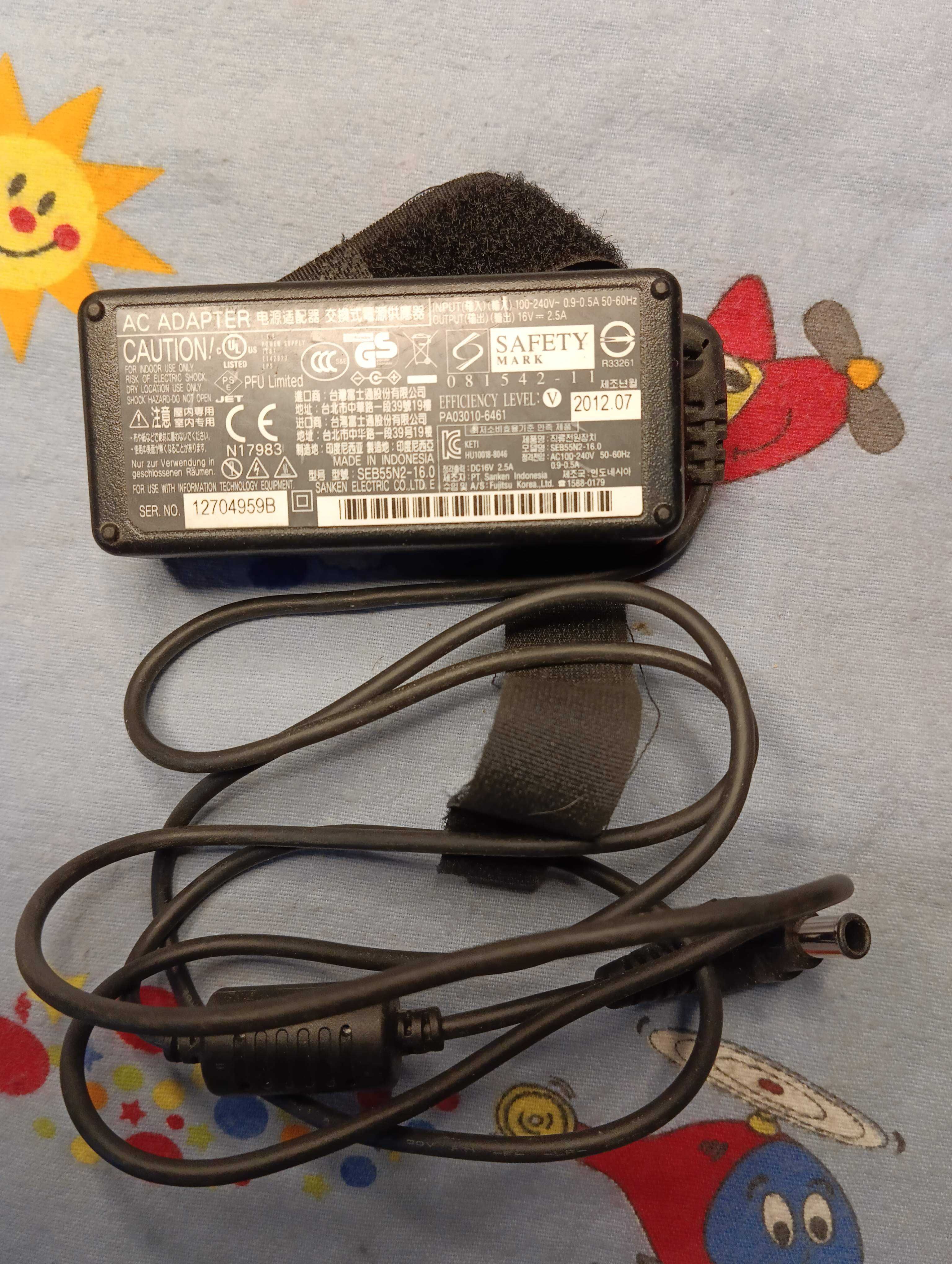 Блок питания Panasonic 16V 2.5A (6.5mm+pin)