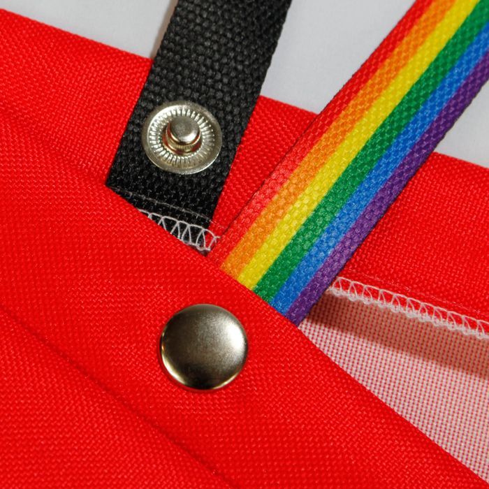 Torba impregnowana tęcza LGBT ChWDP dwustronna