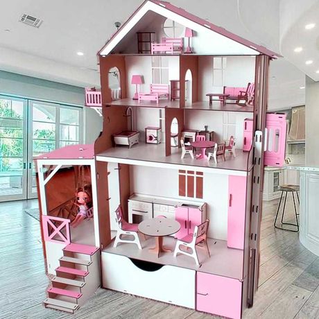 Будиночок іграшковий лялькові меблі Ліфт З шухлядою будиночок ляльок