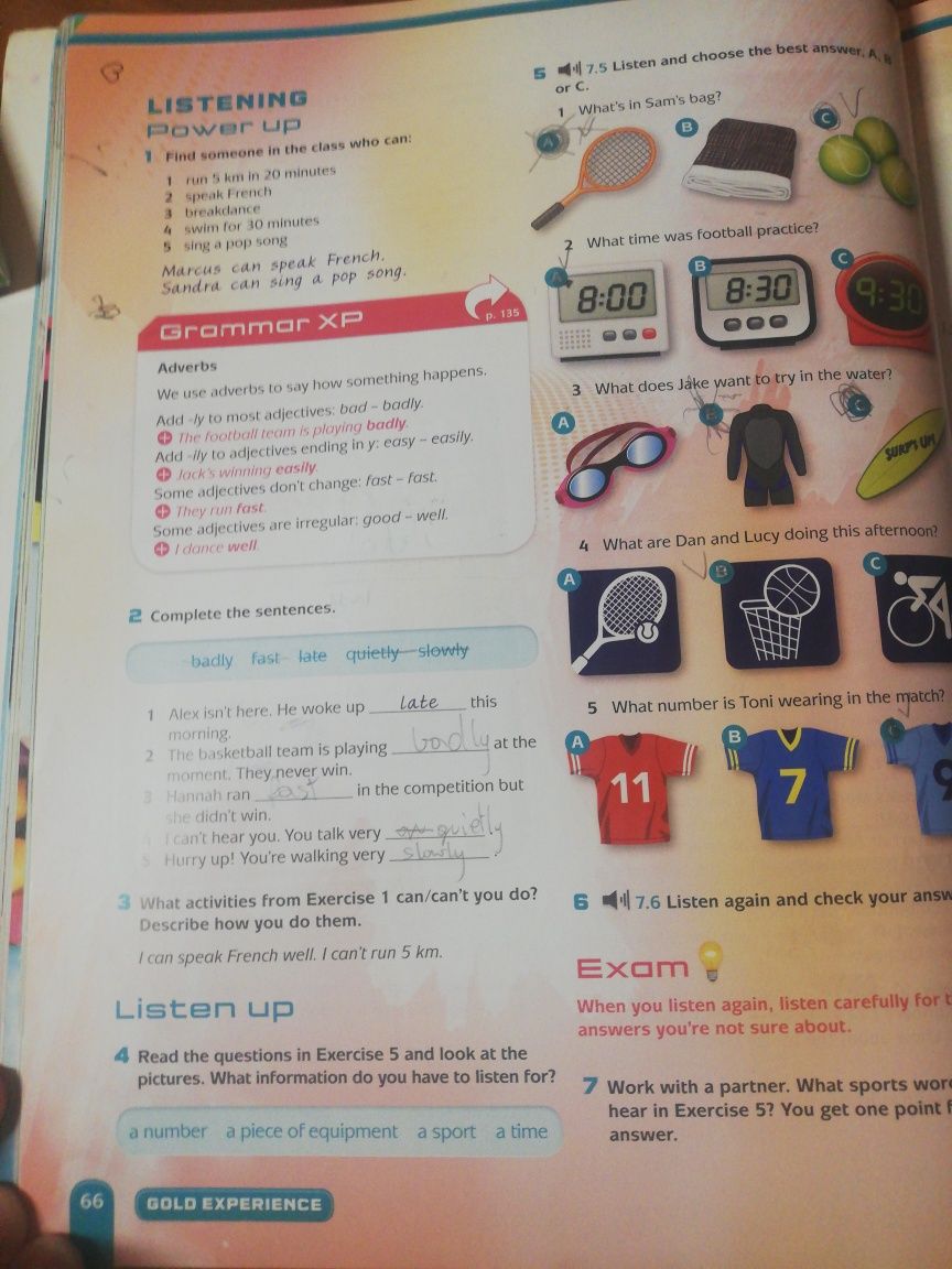 Gold experience A2 Students' book