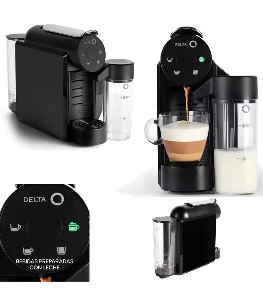 Капсульна кавоварка Delta Q MILKQOOL mini 20 бар, чорна