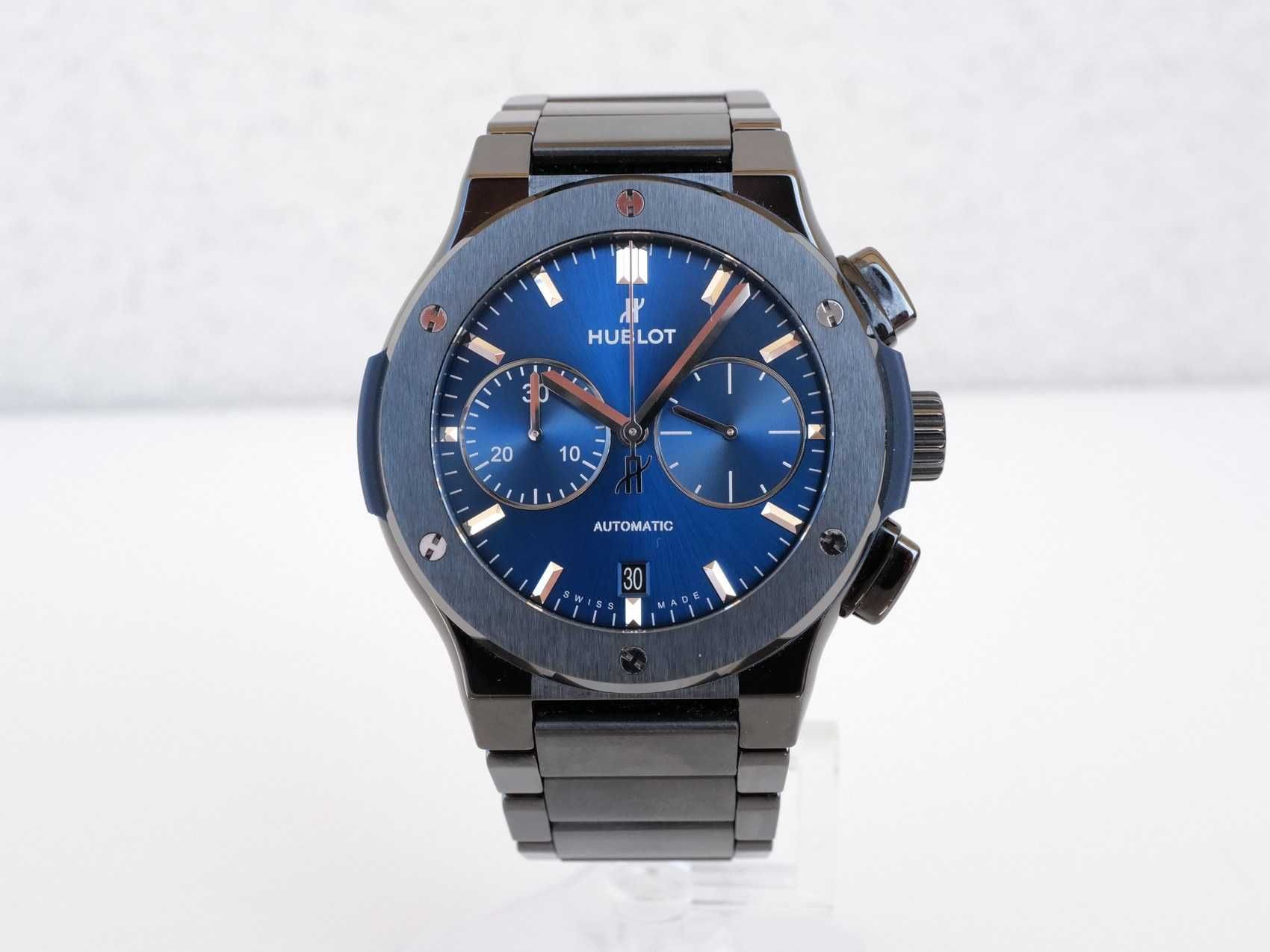 Hublot Classic Fusion 45mm Chronograph Ceramic Blue