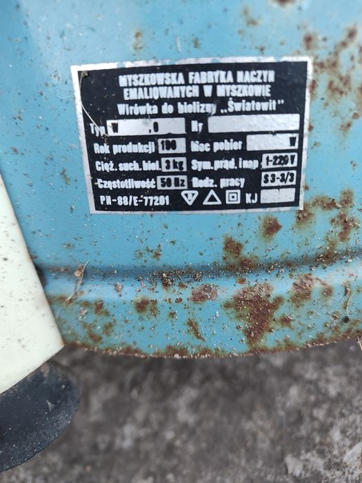 Wirówka do bielizny Światowit PRL Antyk