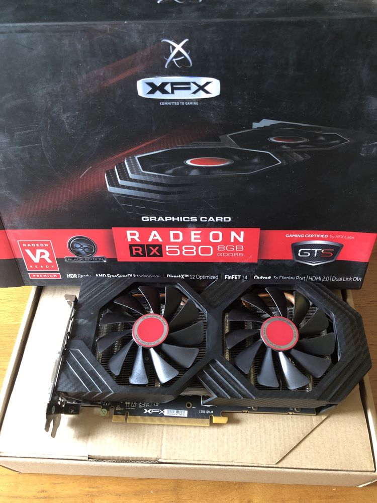 Radeon Xfx Rx 580 8gb gts blk ed