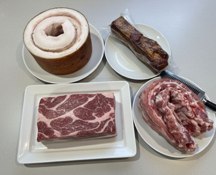 Підчеревина з домашніх свиней / сало солене