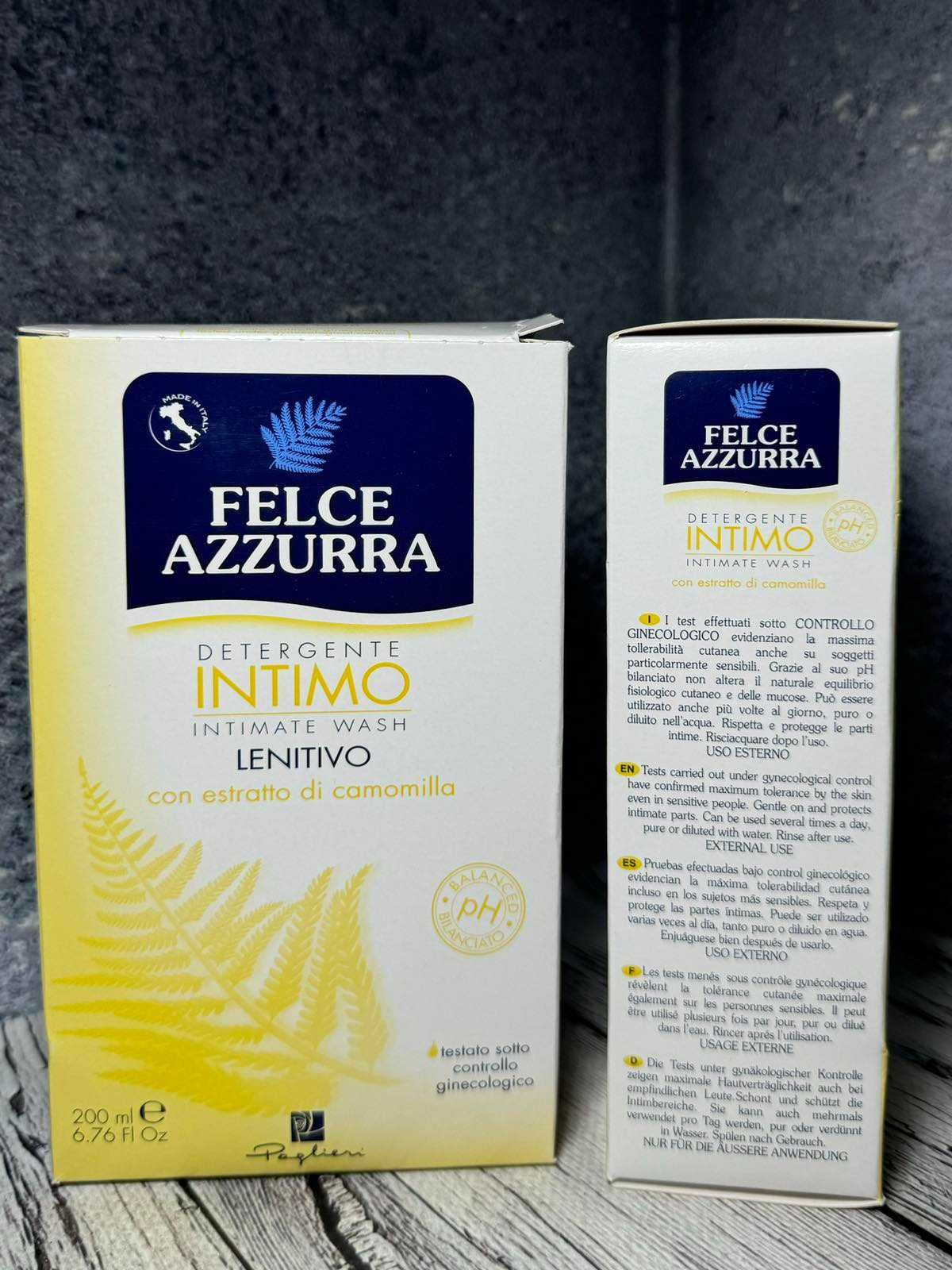 Гель для інтимної гігієни Felce Azzurra Lenitivo з ромашкою 200 мл