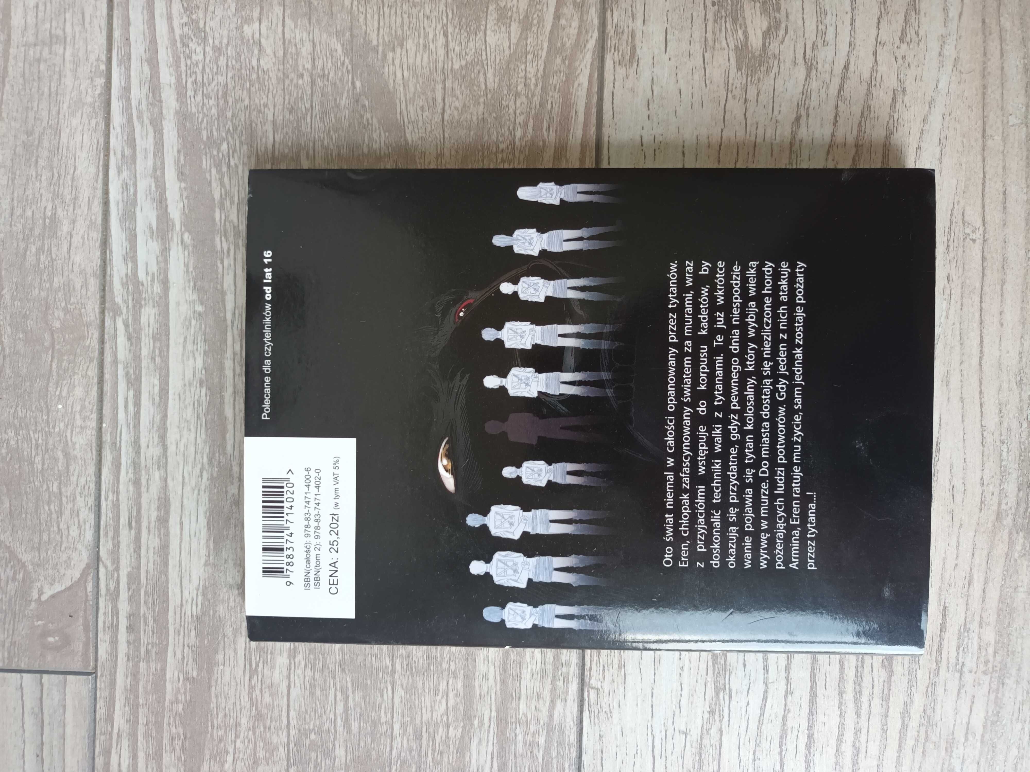Manga Atak Tytanów tom 1 i 2 – zestaw