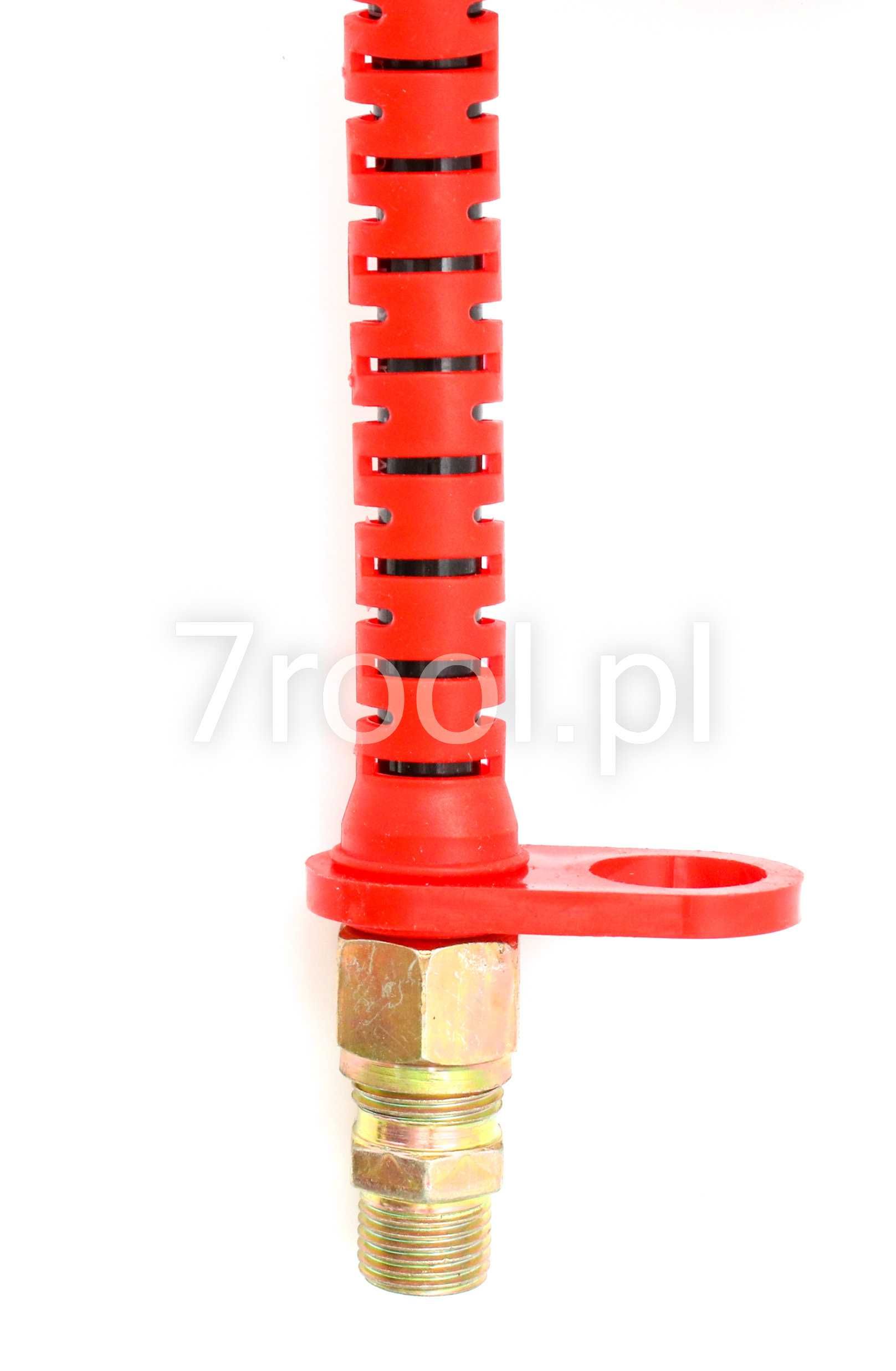 Spirala pneumatyczna, przewód M16, 7,5 m -czerwony