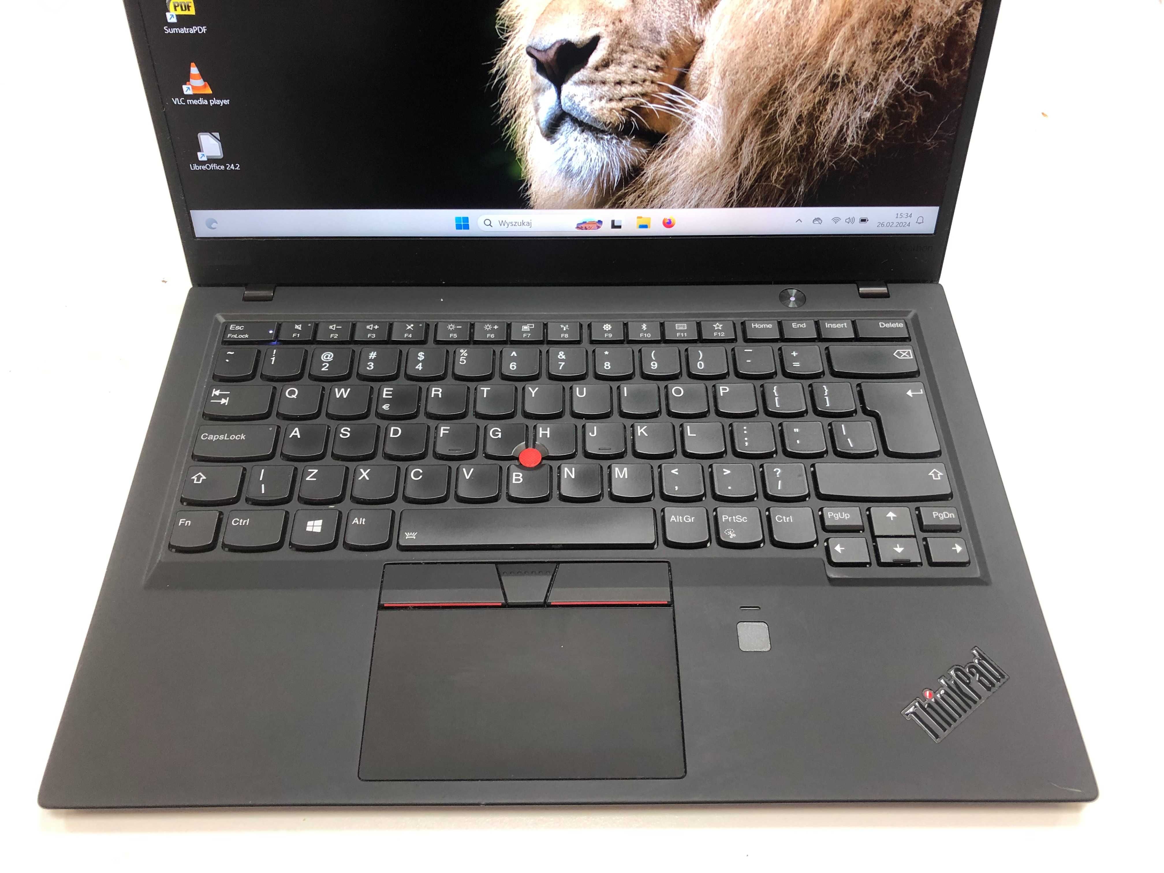 Biznesowy Lenovo ThinkPad X1 Carbon G6 i5-8gen 16GB 512SSD Dotyk Kl. A