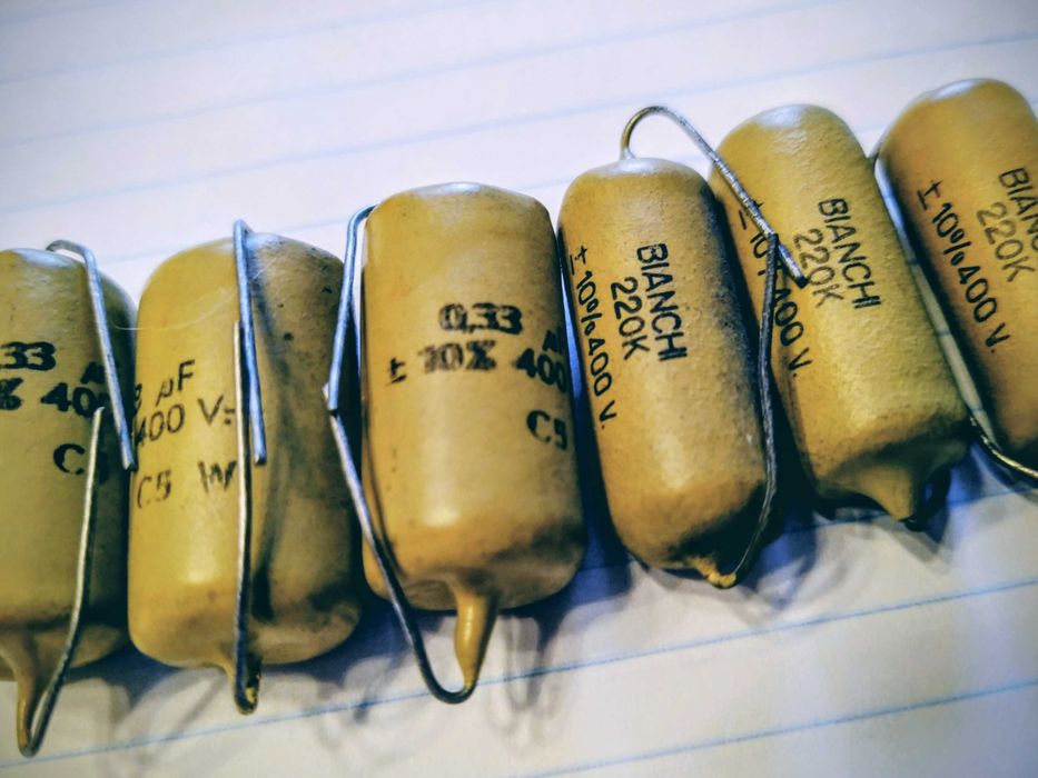 Condensadores    Mustard - Philips - Bianchi - Mullard