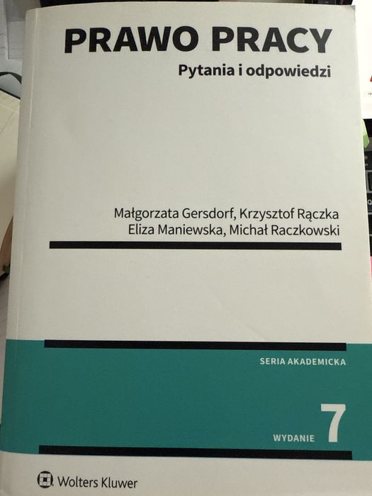 Prawo pracy. Pytania i odpowiedzi Gersdorf