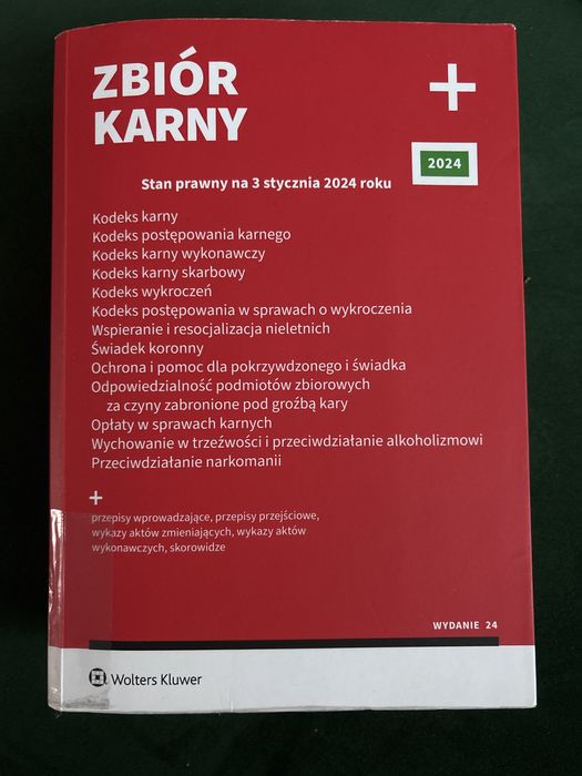 Zbiór karny Wolters Kluwer 2024