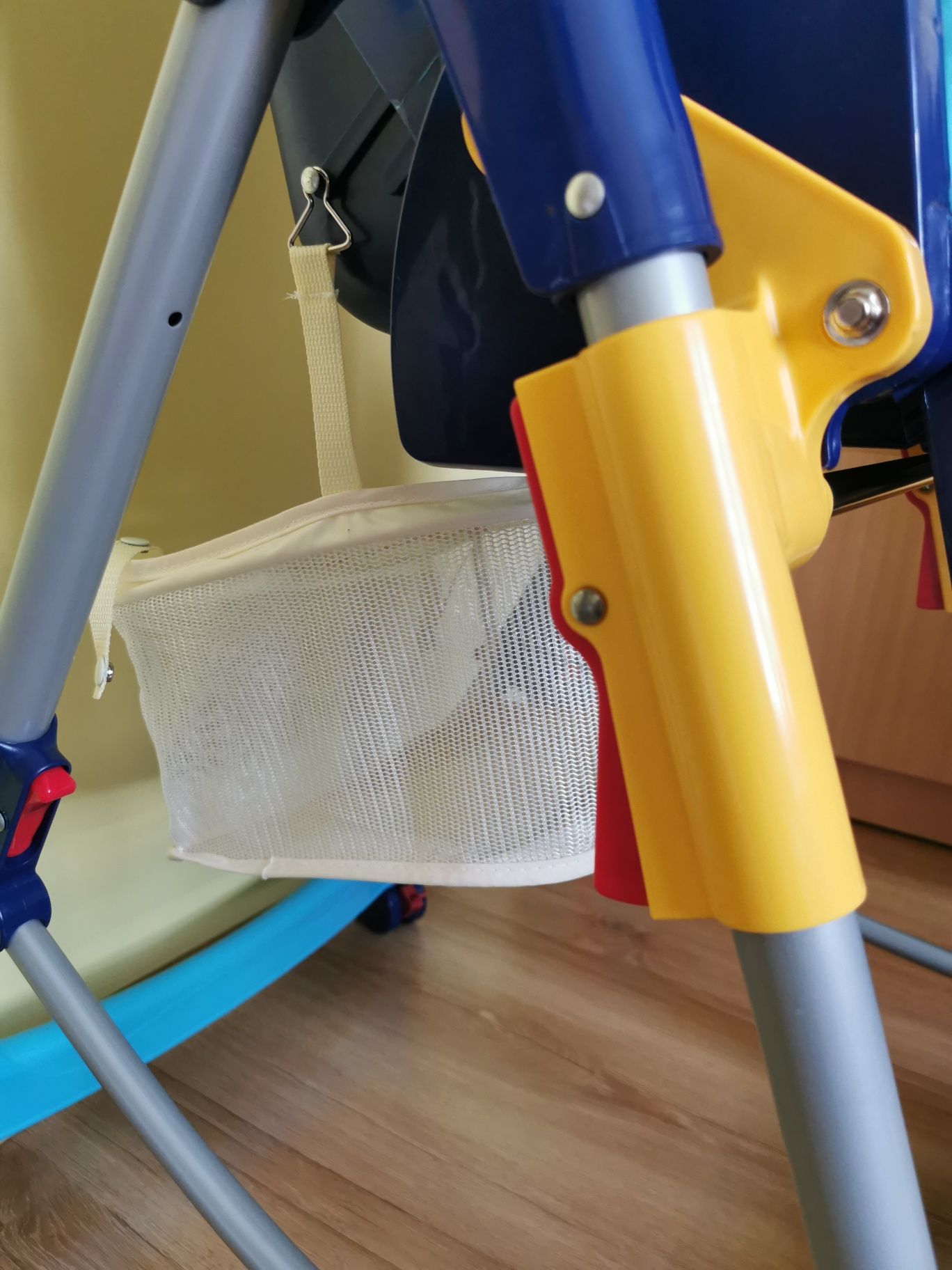 BabyOno krzesło do karmienia REGULOWANE wysokość pochyłość + 2 stoliki