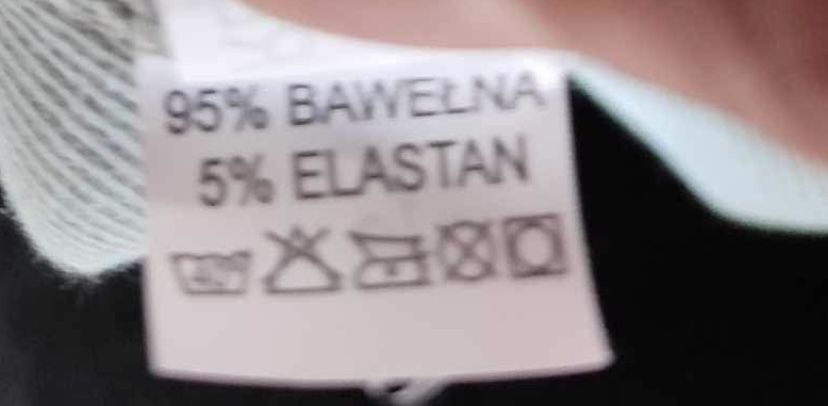 Legginsy damskie miętowe,prążkowane, wysoki stan, O’La Bianka, r. Uni