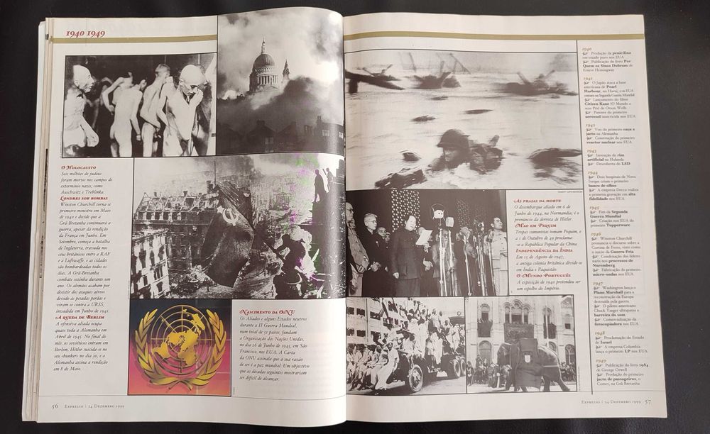 O Vertiginoso Século XX (Revista Expresso, 1999)