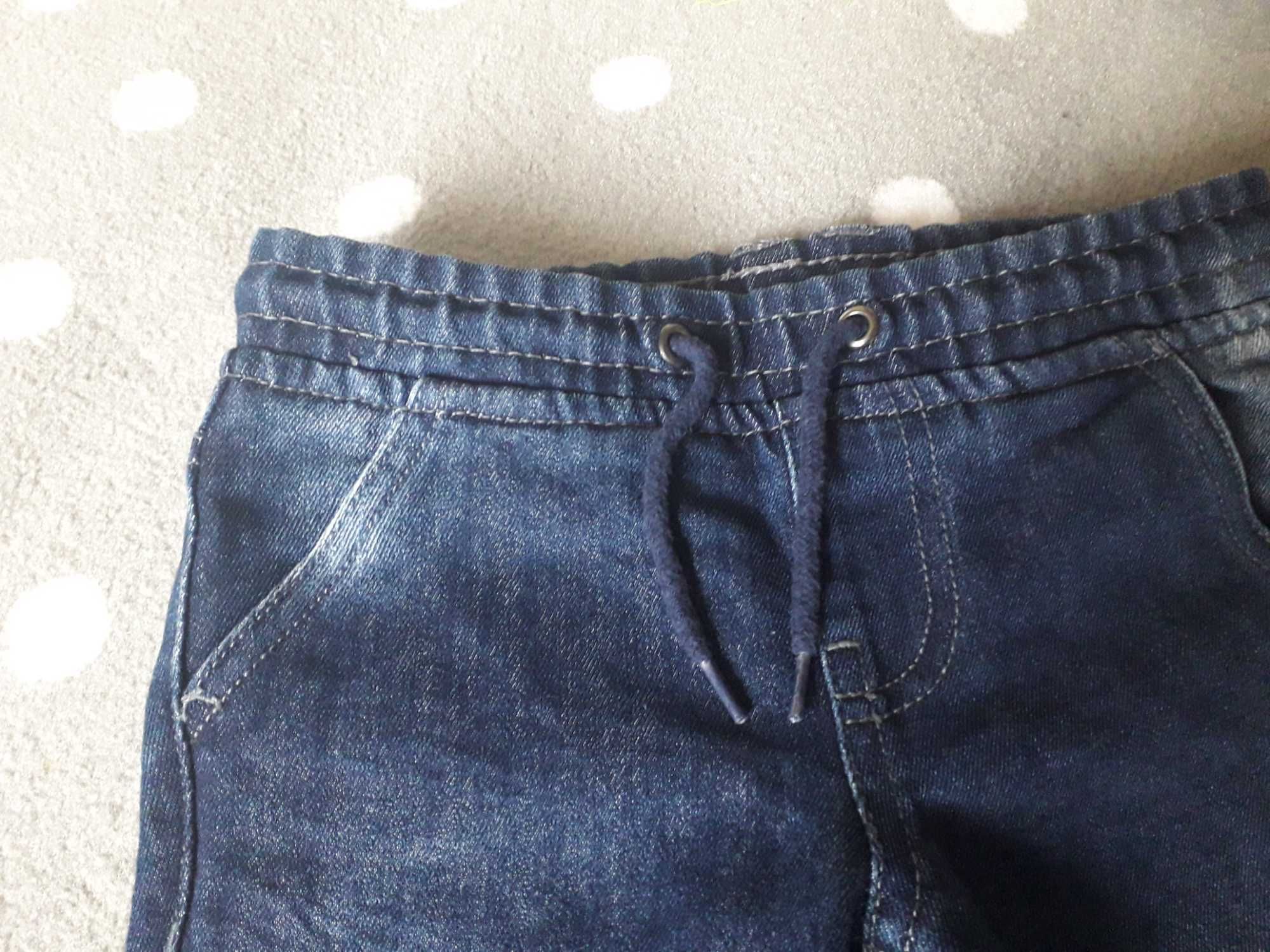 spodnie dżinsy jeansy joggery 110