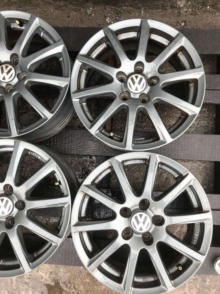 Диски Volkswagen 5:112r16 комплект титани оригінал склад б/у