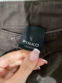 Spodnica Pinko jeans brązowa