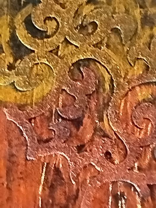 UNIKATOWY OBRAZ - "Ogień i Złoto" (Technika Mieszana)