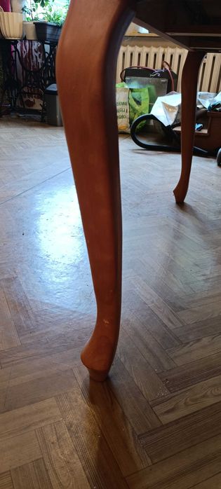 Stół rozkładany drewniane nogi i podstawa