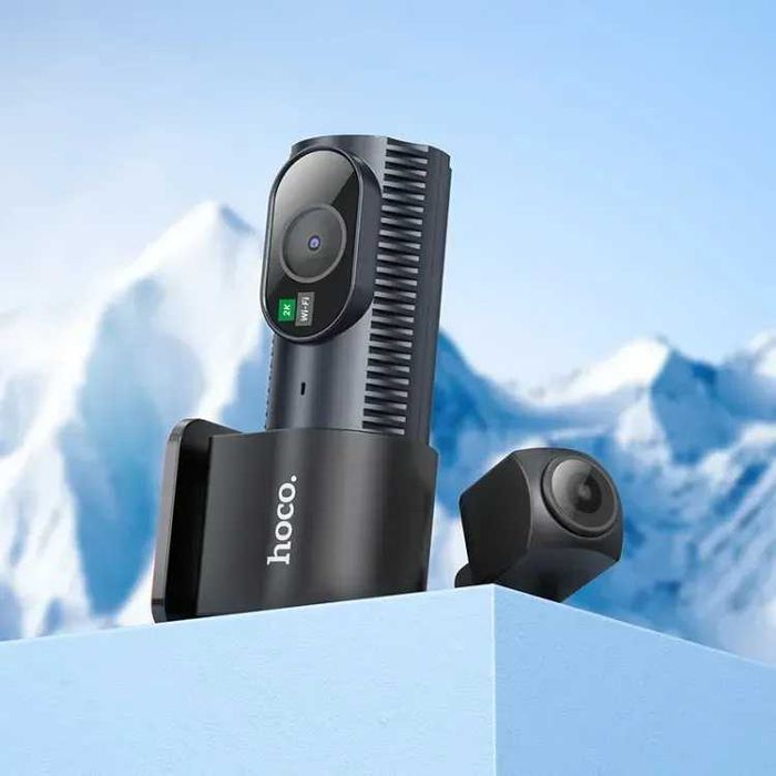 Відеореєстратор автомобільний HOCODV8 дисплей та камера заднього виду