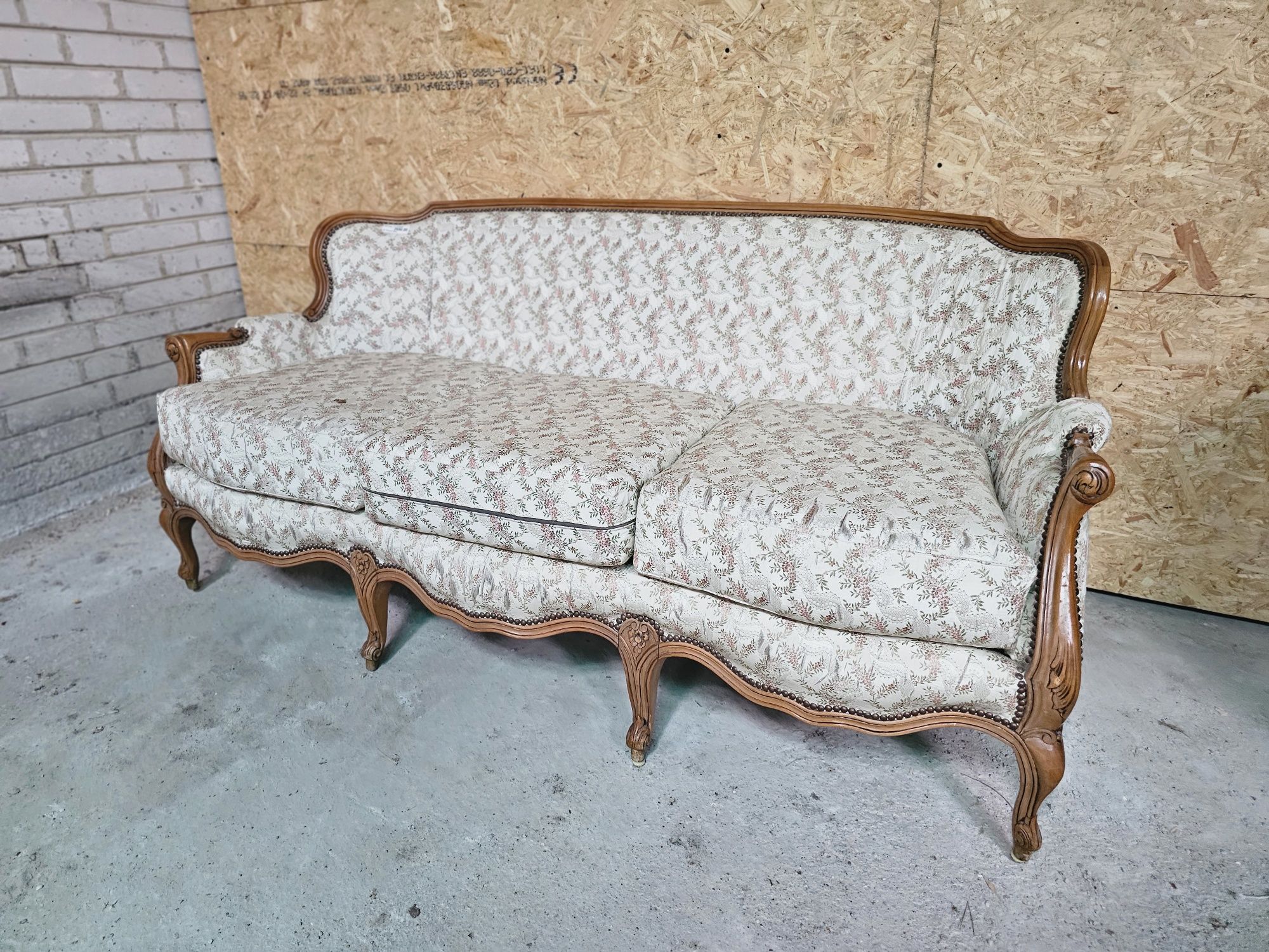 Sofa kanapa Ludwik  do renowacji #412 Stylowy Węgrów