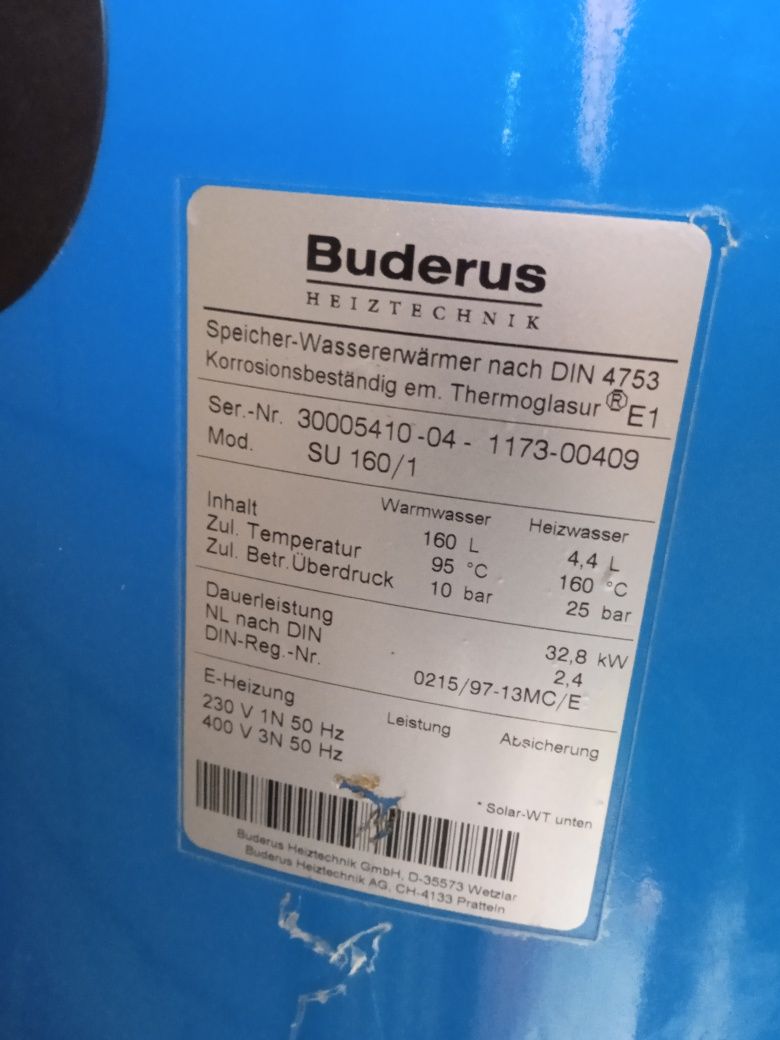 Zbiornik Buderus 160 litry