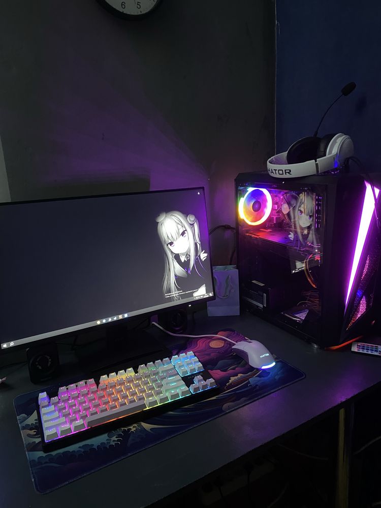 Пк компьютер игровой идеал rogstrix 1070 8gb/i310100/2ssd/16gb hyperx