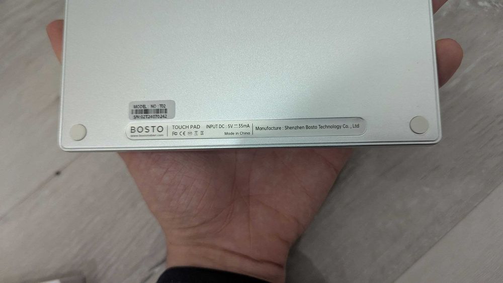 Сенсорний тачпад Hanzete BOSTO T02 мультитач, графічний планшет