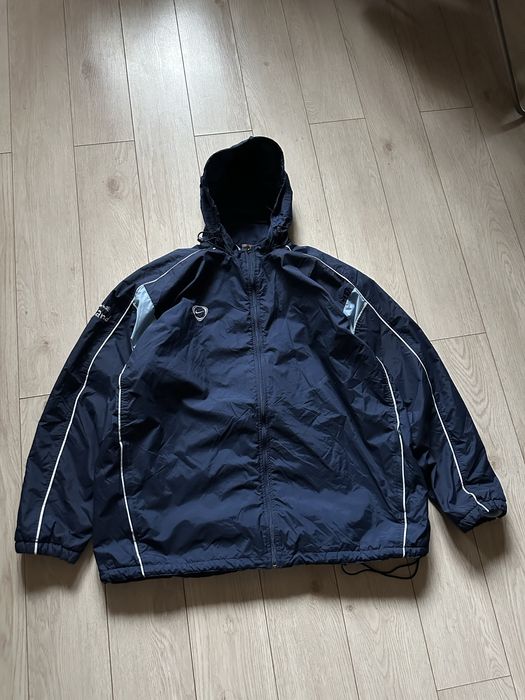 Вінтажна чоловіча куртка демісезонна зимова великий розмір Nike XXL