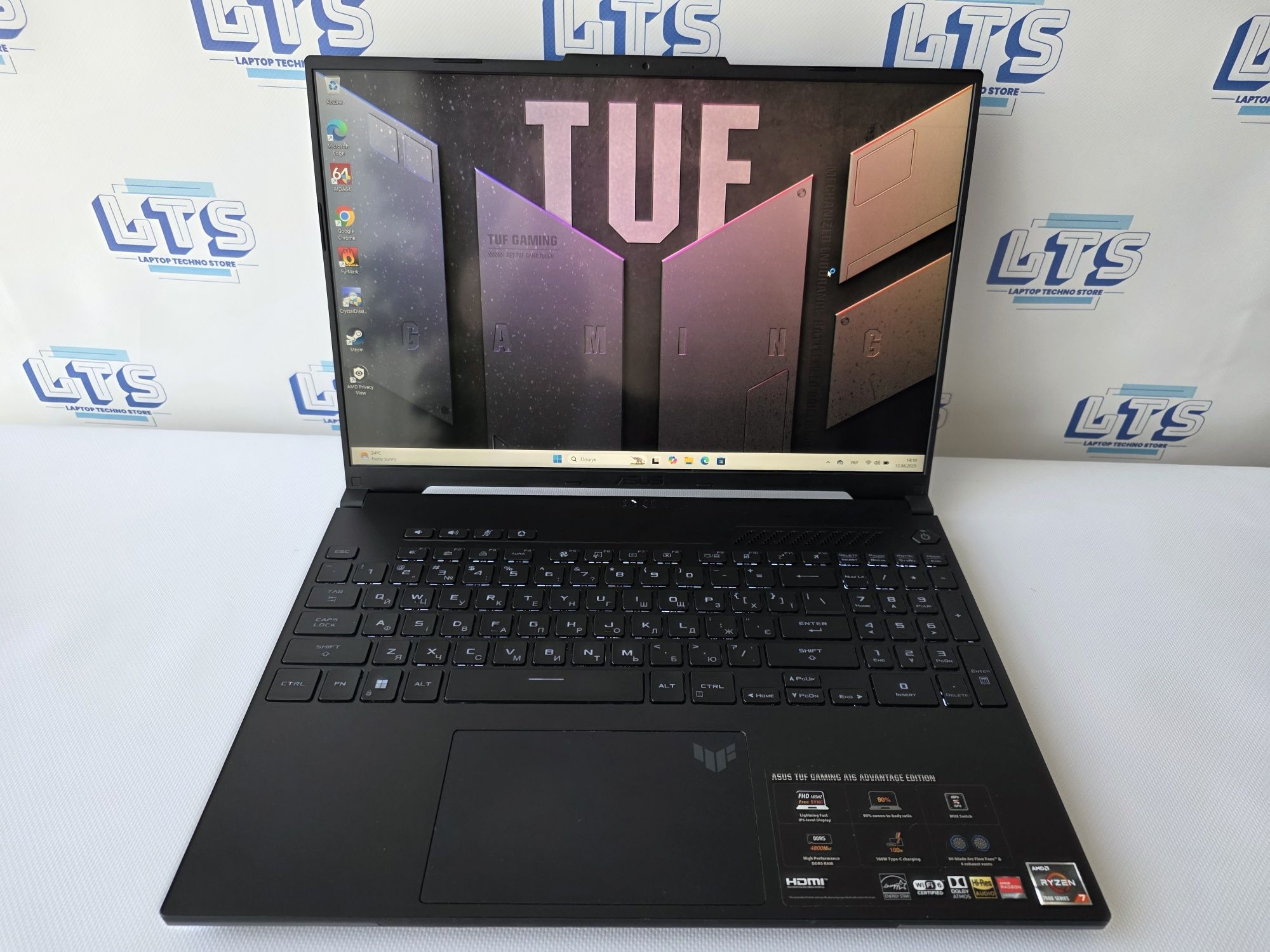 Asus Tuf A16 165Hz R7-7735HS/ram16/ssd512 RX7700S 8gb комплект