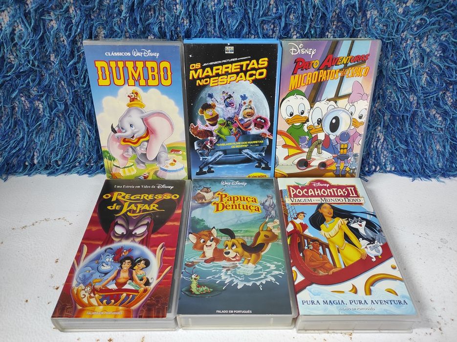 Cassetes - Marretas/ Looney Tunes/ Disney/ Pantera Cor Rosa/ Fimbles
