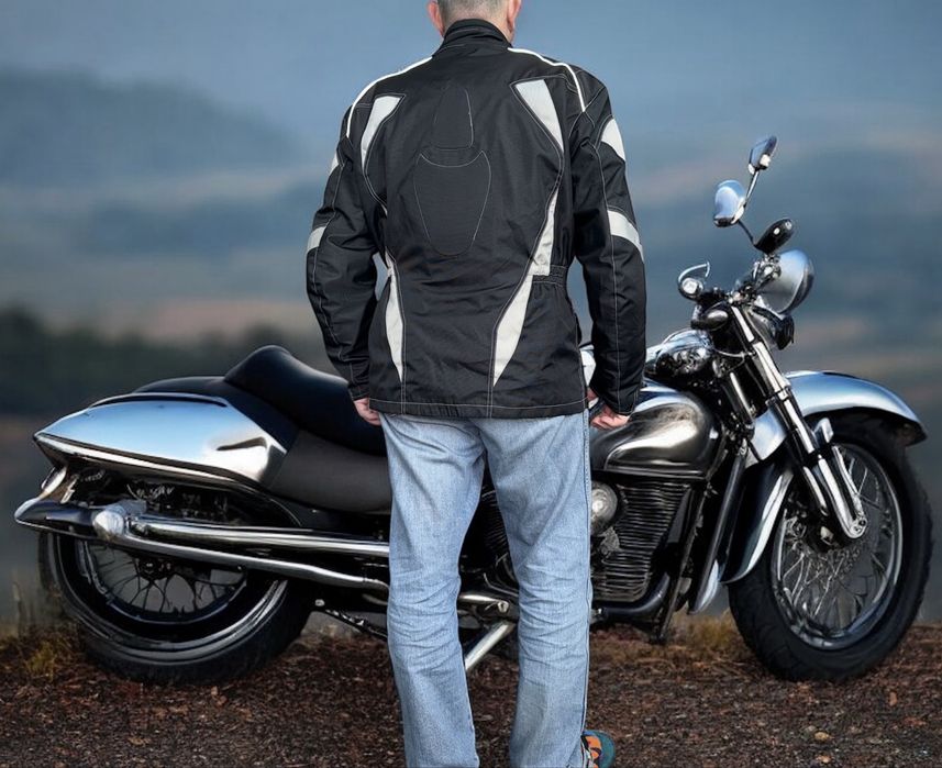 Мотокуртка Limitless з захистом спини, плеч, ліктів. Розмір L.