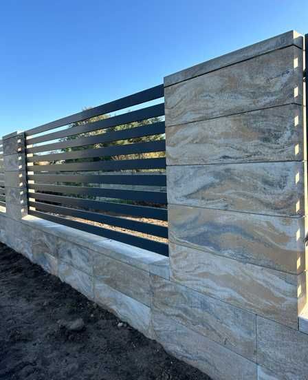 Ogrodzenie palisadowe lamele poziome palisada pozioma PRODUCENT!