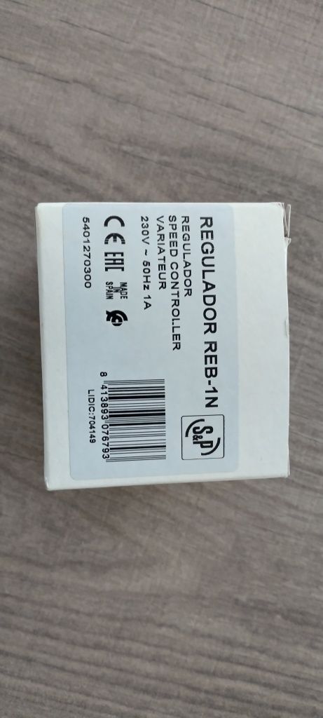 Exhaustor CDB : Regulador Velocidade Saliente REB-1N S&P