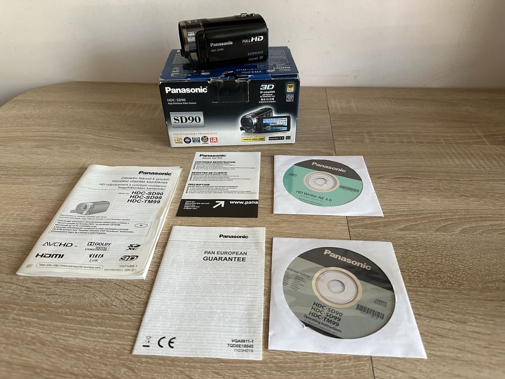 Kamera Panasonic HDC-SD90 FULL HD